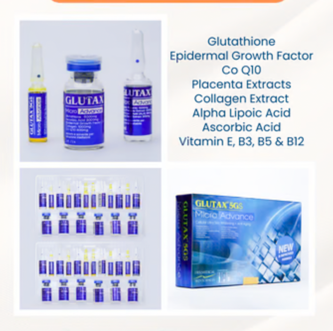 micro advance glutathione Glutax 5gs Skin Whitening... Skin Solution Store 5GS Glutax Micro Advance Whitening