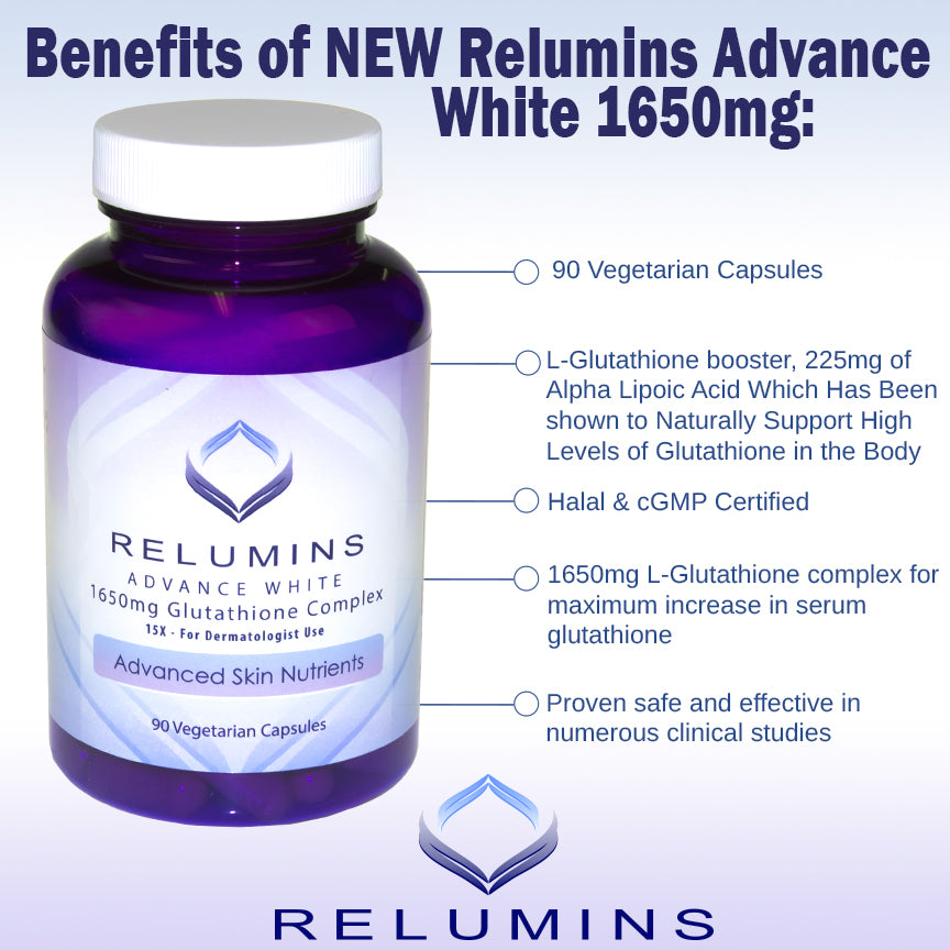 relumins l glutathione complex Relumins Gluta 1000 Relumins Reduced L-Glutathione Complex 1000mg main image 0