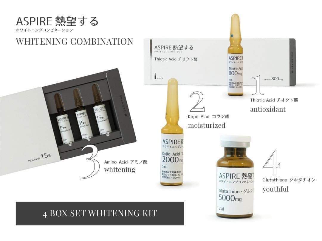 Aspire Glutathione dripset – Online Depot Store