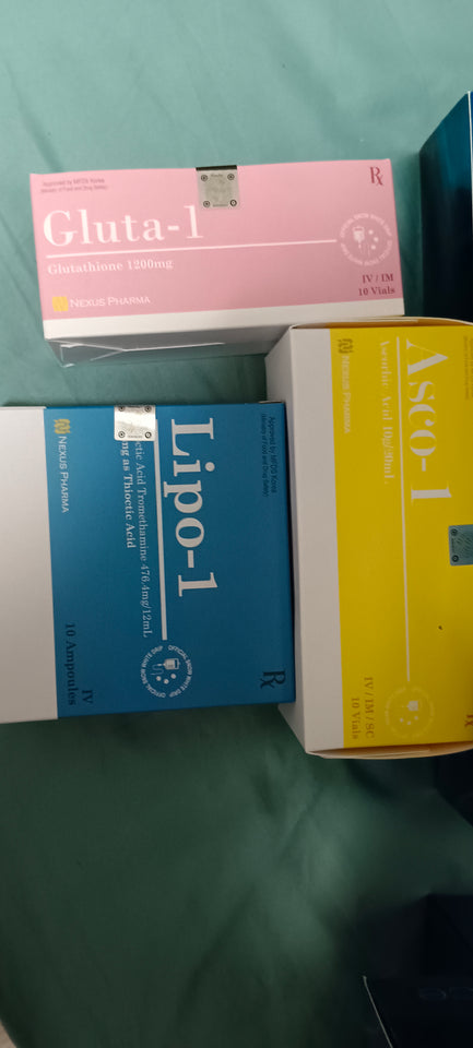 Snow white Glutathione set with seal