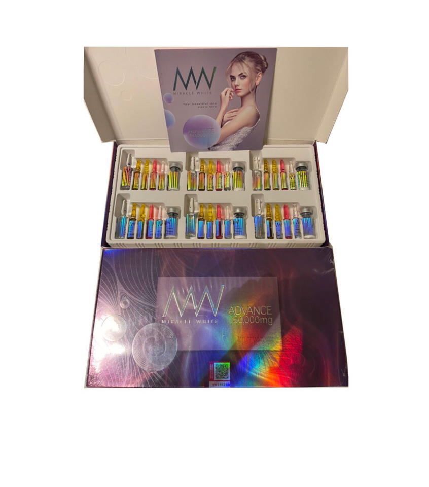 Miracle White Advance 50000mg Glutathione Skin Whitening Injections Online Depot Store Miracle White Advance 50000mg Glutathione Skin Whitening Injections Online Depot Store