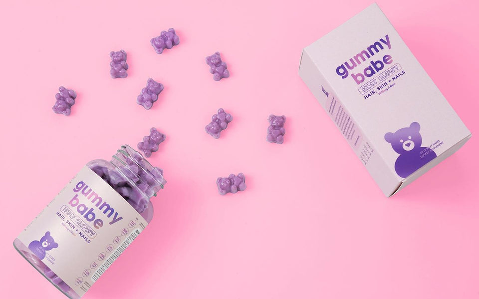 Gummy Babe 5000mcg Hair Skin and Nails Collagen