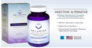 INJECTION ALTERNATIVE!!! Relumins Advance White 1650mg 15x Glutathione Complex