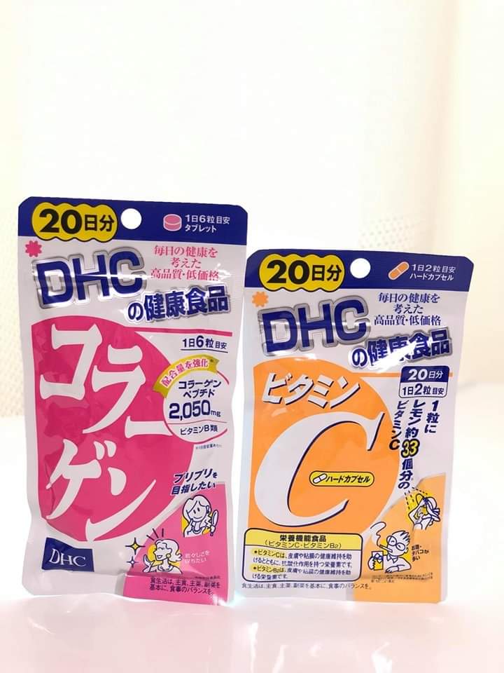 DHC Vitamin C 20s & DHC Collagen 20s Bundle