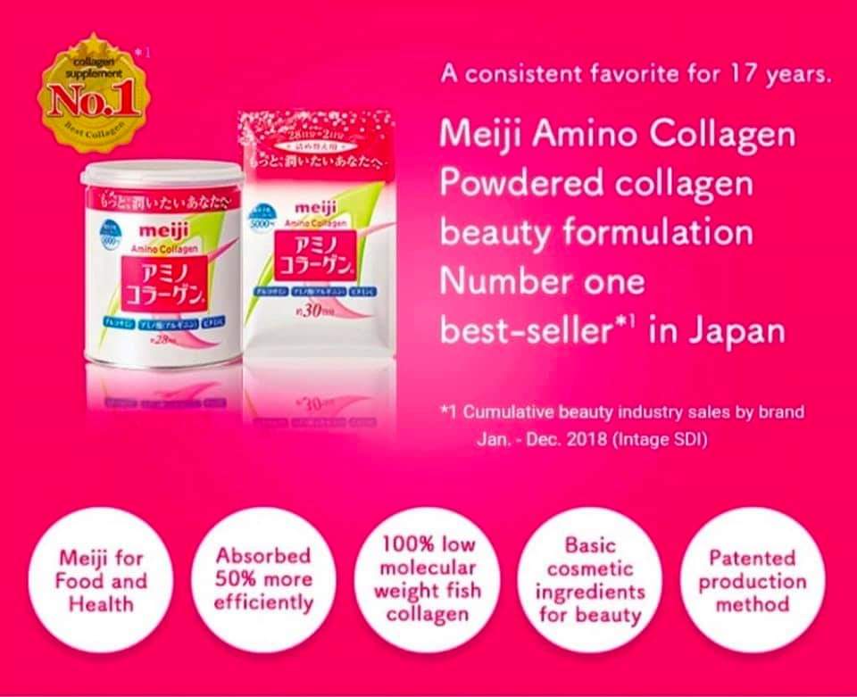 Meiji Amino Collagen Powder (1 month Supply)