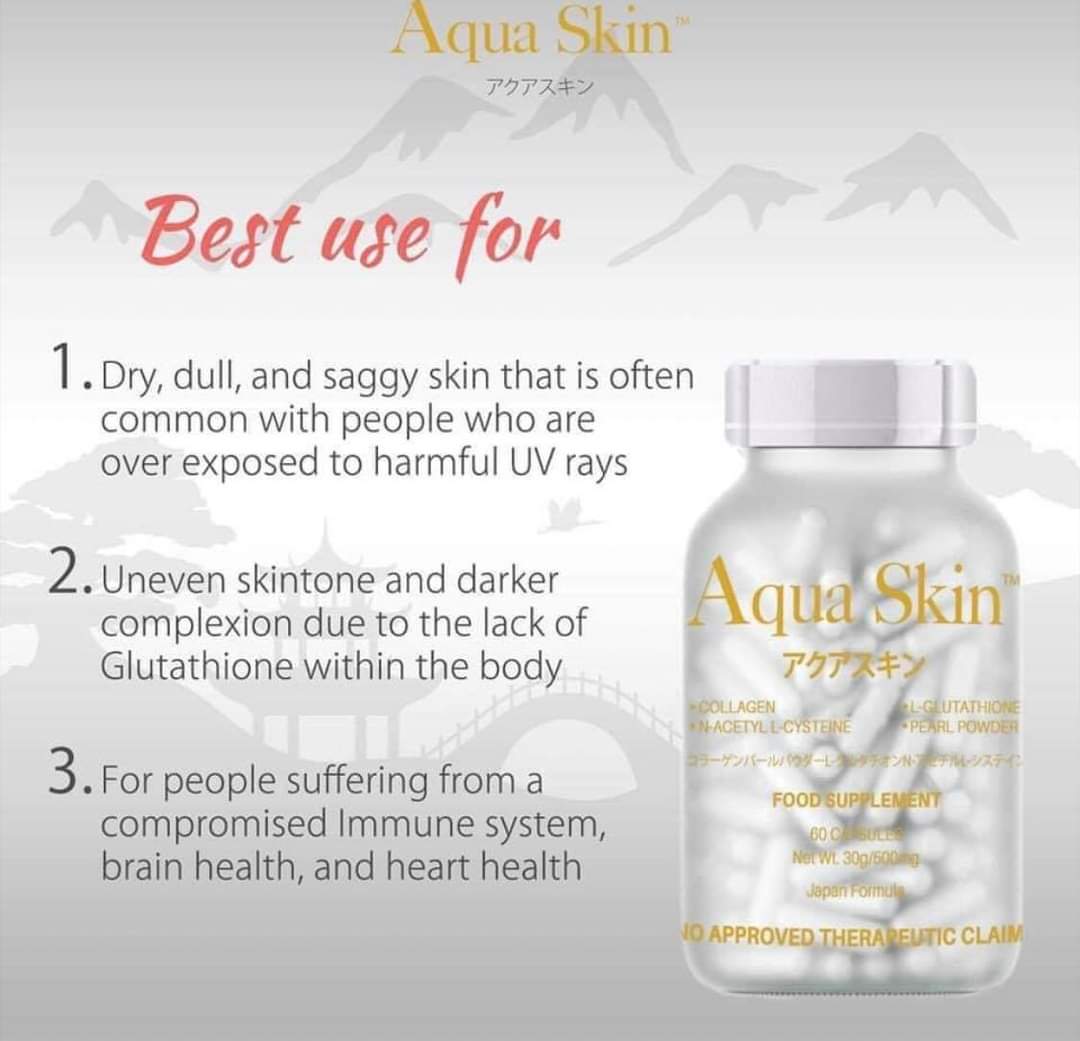 Aquaskin Glutathione Capsules – Online Depot Store