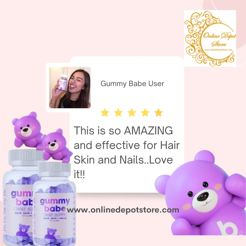 Gummy Babe 5000mcg Hair Skin and Nails Collagen