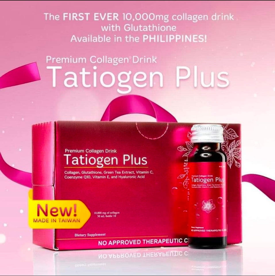 Tatiogenplus Glutathione and Collagen drinks