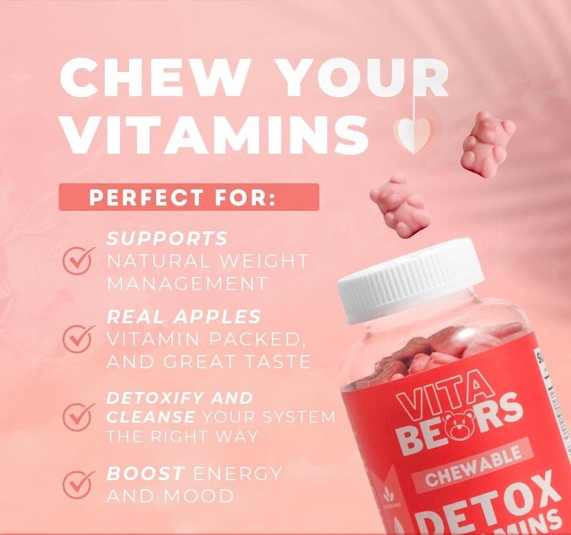 Vitabears detox with pure applecider 1000mg