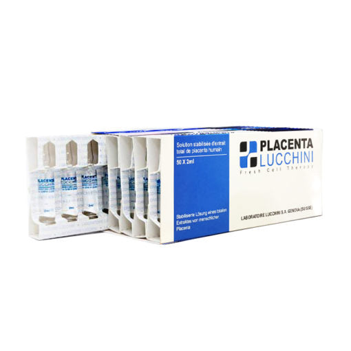 Placenta Lucchini Lucchini Human Placenta Fresh Stem Cell Therapy IV 10 ampules set 2ml each