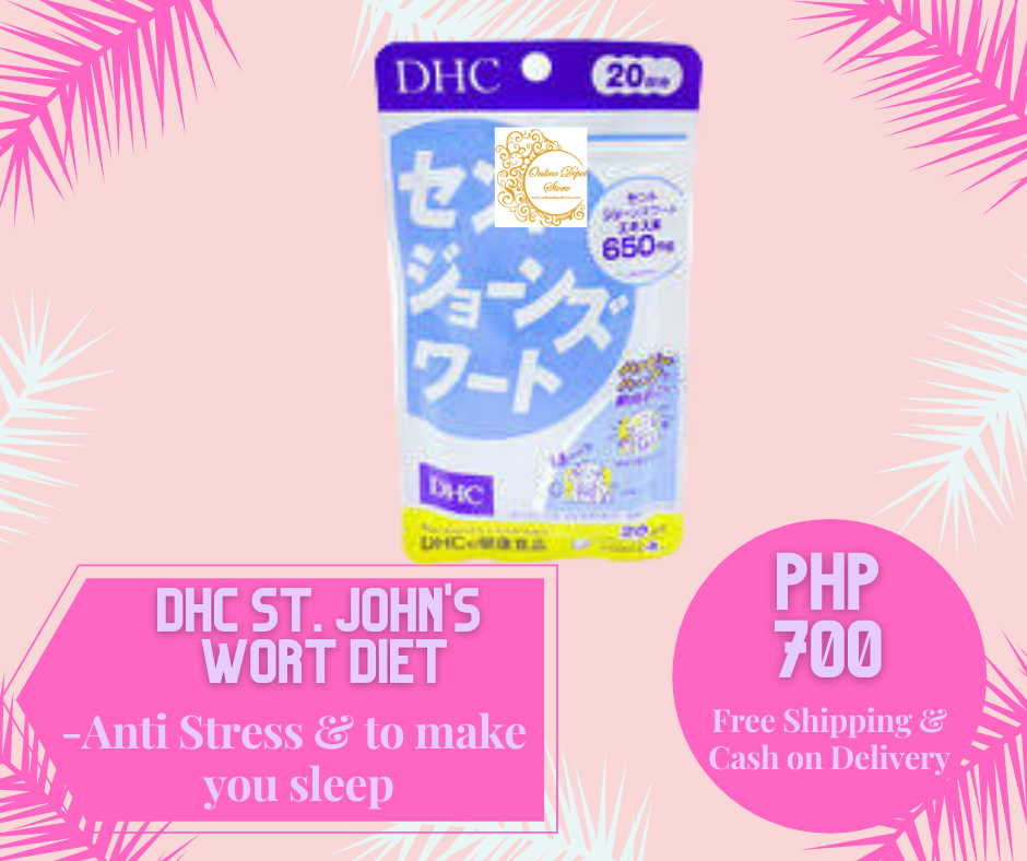 DHC ST. JOHNS WORT- SLEEPING AND ANTI STRESS PILLS