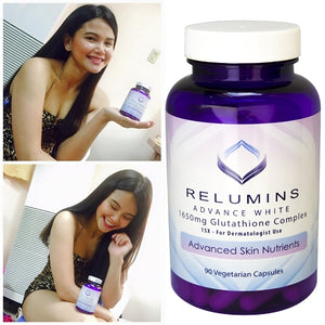 INJECTION ALTERNATIVE!!! Relumins Advance White 1650mg 15x Glutathione Complex