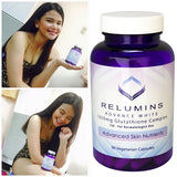 INJECTION ALTERNATIVE!!! Relumins Advance White 1650mg 15x Glutathione Complex