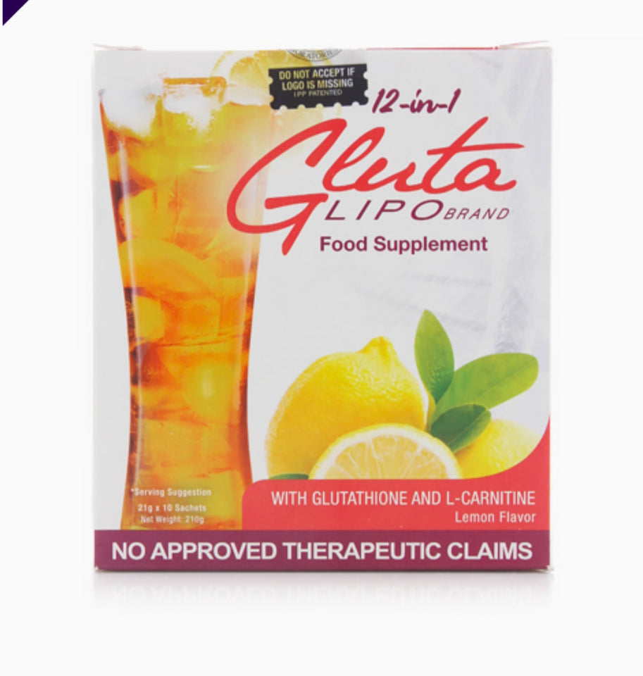 Glutalipo 12 in 1 Juice drink(10 Sachets)