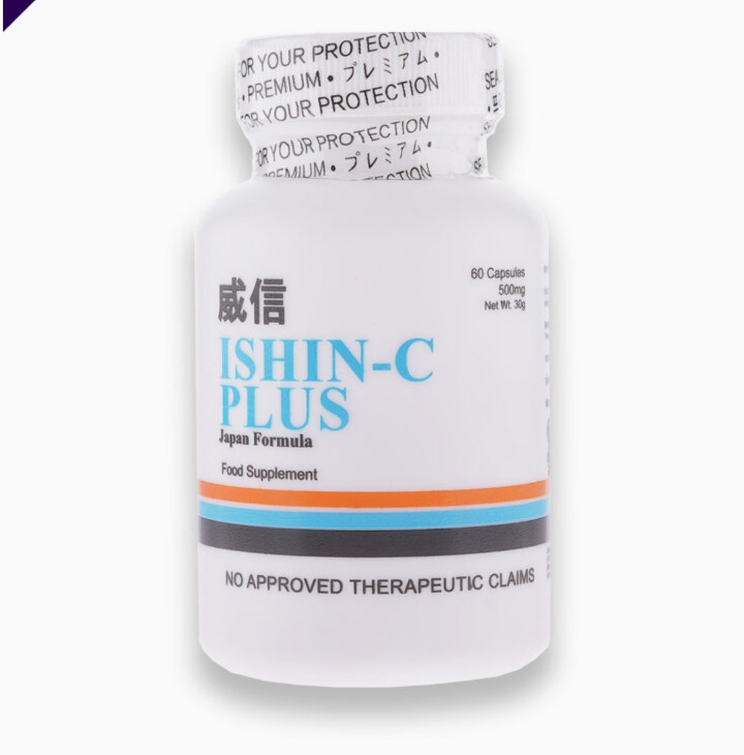 Ishin C Plus with Rosehips, Vitamin C, Beta Glucan, and Probiotics