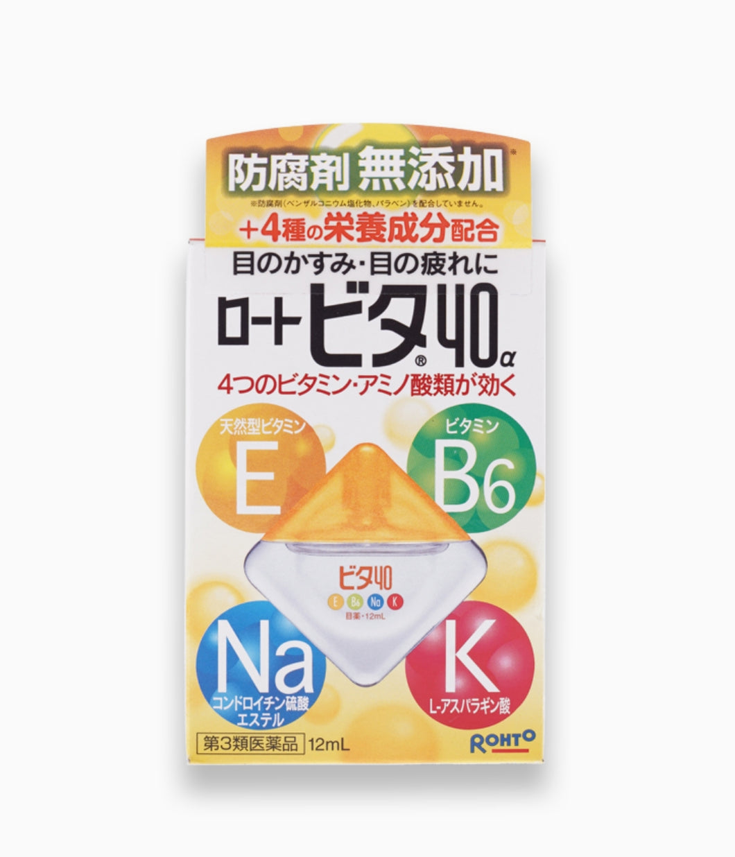 Rohto Cool 40a Alpha Vitamin - Good for Tired Eyes (Mild Cool)