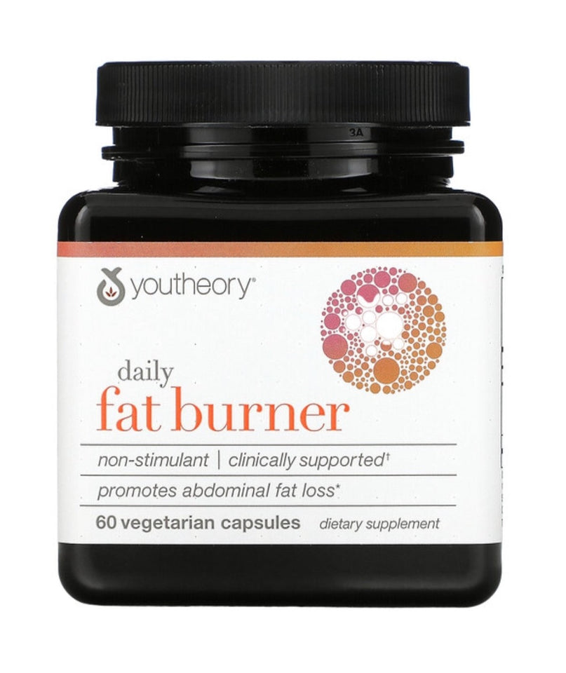 Youtheory Daily Fat Burner, 60 Vegetarian Capsules