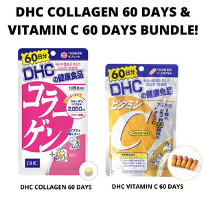 DHC VITAMIN C (120 PCS) and DHC COLLAGEN(360 PCS) BUNDLE