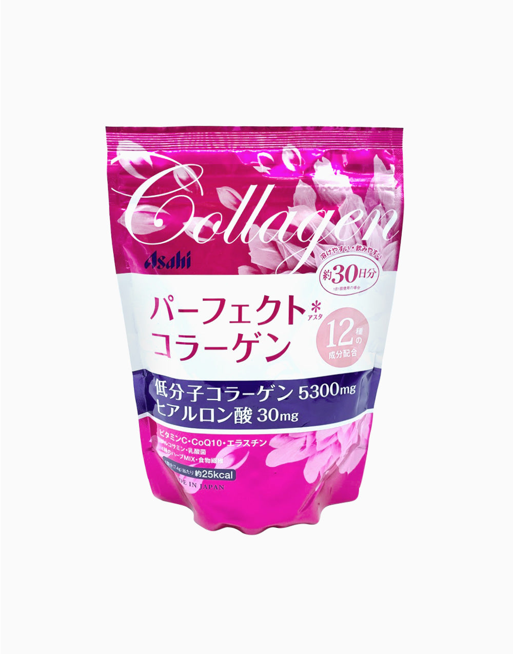 ASAHI DEAR NATURA Perfect Asta Collagen with Hyaluronic, CoQ10, Vit C, and Fiber (5,300mg - 30 Days)