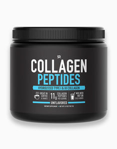 Sports Research Collagen Peptides Hydrolyzed Type I & III Collagen - Unflavored (3.9oz, 110.7g)