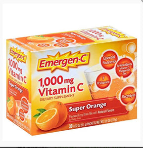EMERGEN-C Emergen-C Drink Mix, Orange 30/Box
