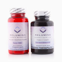 Relumins Gluta1000(60 caps) + Relumins Vitamin C (60 caps)