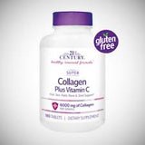 21ST CENTURY Super Collagen Plus Vitamin C (6,000mg, 180 Tablets)