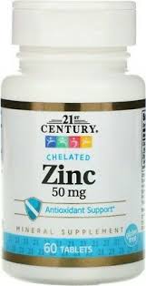 21ST CENTURY Zinc (50mg, 60 Tablets)
